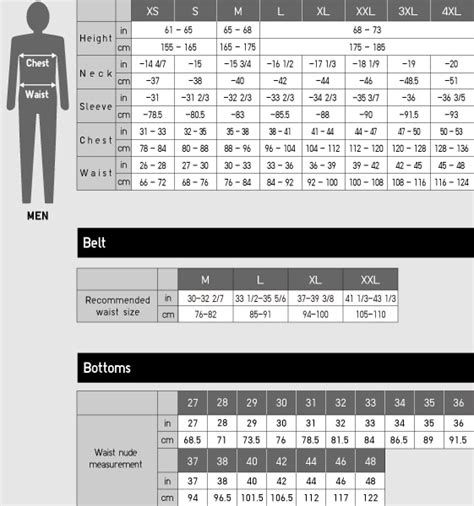 uniqlo body length chart.